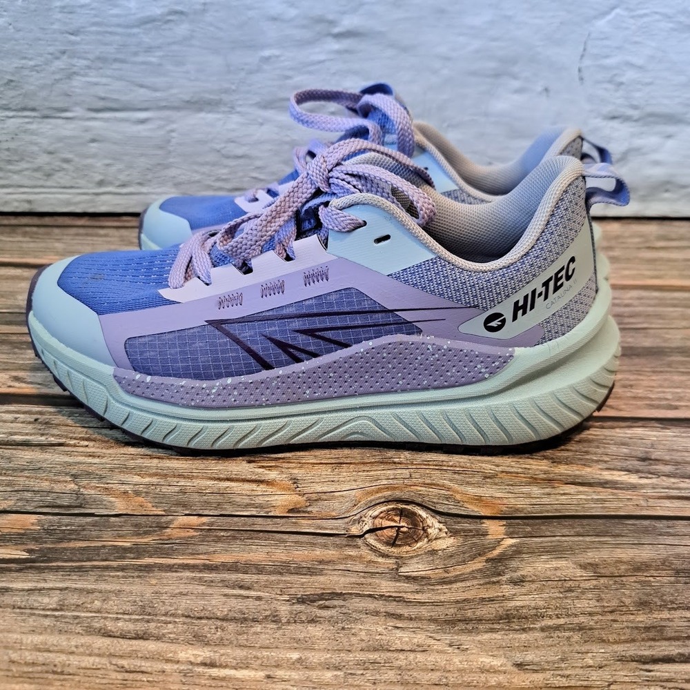 Hi-Tec Catalina II Trail Shoes Purple Lavender Mesh Running Sneakers